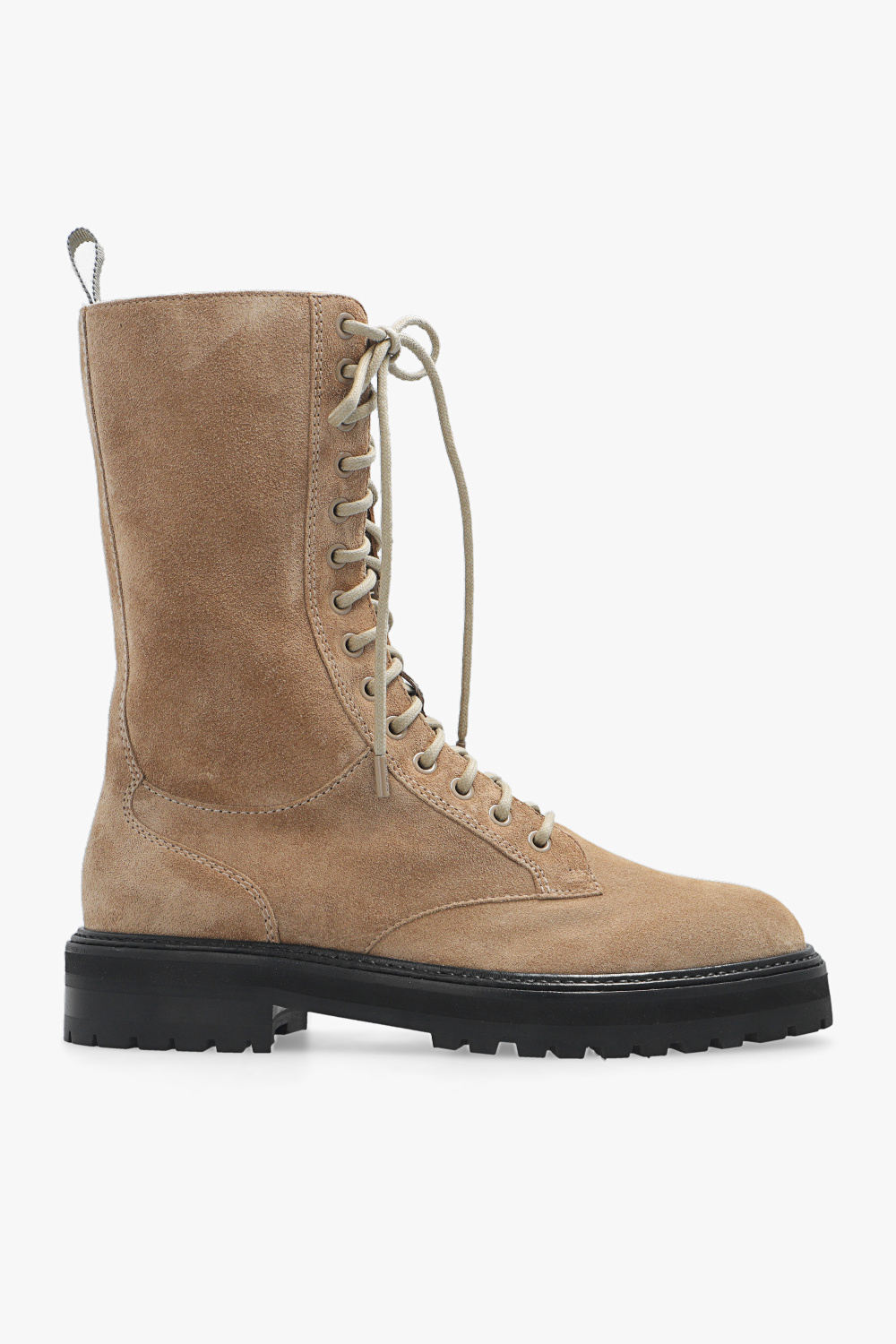 Cara shearling 2025 lace up boots